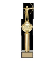 ODAK KUPA - Figürlü Kupalar - Okçu Figürlü Kupalar FG-047 A - 44 cm