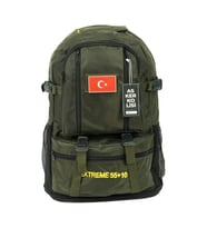 Haki Körüklü 55+10 LT Outdoor Çanta