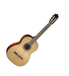 Cort AC100DXOP Deluxe Klasik Gitar (Başlangıç Seviye)  Ladin Kapak, Geliştirilmiş İnce Sap Profili ve Open Pore Doğal Mat Bitiş