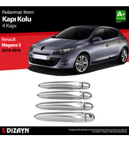 Renault Megane 3 Krom Kapı Kolu 4 Kapı 2010-2016