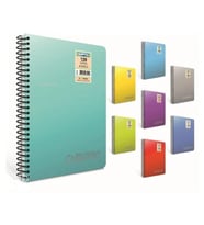 GIPTA CHROM-O SPİRALLİ PP. KAPAK A5 100YP. KARELİ DEFTER - 2312