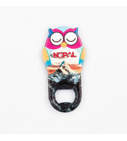 Nepal Temalı Baykuş Magnet Kapak Açacak (Karışık)