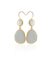 Kadir Jewellery 22 Ayar Altın Kaplama Kadın Sallantılı Küpe -El İşçiliği Ve Hipoalerjenik Küpe