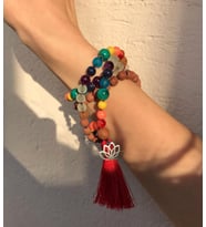 Chakra mala kolye