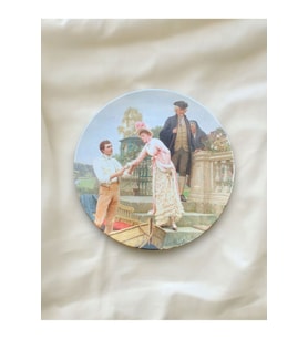 Duvar Tabağı Vintage Modern Ev Dekorasyonu Dekoratif Duvar SüsüTablo Hediyelik Portre