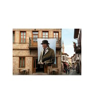 Sivil Mustafa Kemal Atatürk Poster Bayrak Premium Raşel Kumaş 300x450cm ATA18