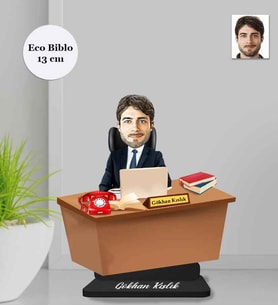 Kişiye Özel İş Adamı Ahşap Eco Biblo -30
