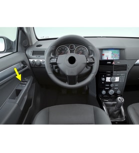 Opel Astra H 2004-2012 Sol Ön Dörtlü Cam Düğmesi Ayna Kumandası
