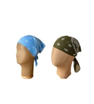 %100 Pamuklu Klasik Desen Unisex 2li Bandana Seti Renkli Bandana Etnik Desenli A Kalite Bandana