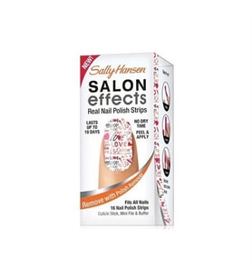 Sally Hansen Salon Effects - Gerçek Ojeden Yapılan Desenli Tırnak Bantları - Love Always 4422-01
