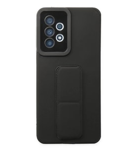 Mey İthalat® Samsung Galaxy A33 5G Kılıf Mega Standlı Silikon - Siyah