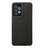 Mey İthalat® Samsung Galaxy A33 5G Kılıf Mega Standlı Silikon - Siyah