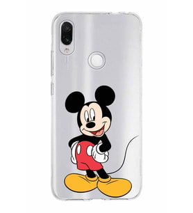 Xiaomi Redmi Note 7 Uyumlu Kapak Mickey Mouse Tasarımlı Şeffaf Silikon Kılıf