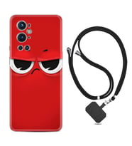 Tecno Spark 9 Pro Kılıf Resimli Boyun Askılı İpli Desenli Silikon Series Red 1829