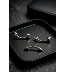 Monalisa Home Çelik Renk 12mm Tragus Pirsıng
