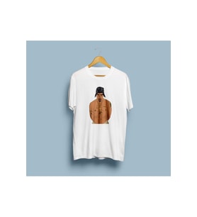 Oversize 2Pac Tasarım Unisex T-shirt