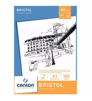 Canson Bristol Drawing Paper Pad Bristol Çizim Defteri 180g 20 Yaprak A3