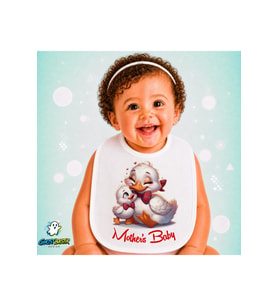 Annesinin Bebeği Keten Bebek Mama Önlüğü – Yumuşak, Emici, Yıkanabilir, Özel Tasarım P002