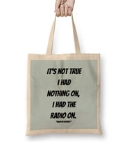 Marilyn Monroe Quotes Art Gift - Vintage Retro Style Bez Çanta Uzun Saplı
