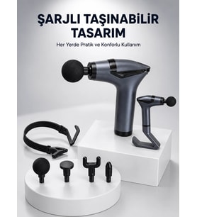 3in1 Fonksiyonel Şarjlı Masaj Aleti Ayak Yüz Vücut Masajı Yeni Nesil