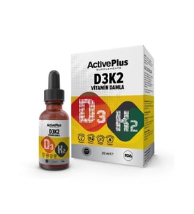Active Plus D3K2 Vitamin Damla 20ml
