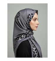 Soft Zarif Leopar Desenli Moda Trend Şal 70 x180