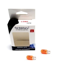 Fardoktoru WY5W OTO ÇAMURLUK AYNA SİNYAL AMPULÜ 12V T10 TİP PHOTON PH5715A 2Adet