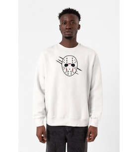 Jason Voorhees Facemask Beyaz Erkek 2ip Sweatshirt