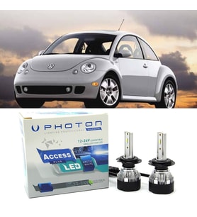 Vw Beetle Led Xenon Kısa Far Ampulü H1 Access Yeni Seri Beyaz 1997-2005