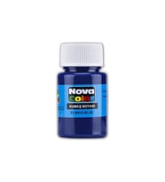 Kumaş boyası, canlı renkler, solmaz, tişört, çanta, tekstil boyası-Mavi Renk 30ml-1 Adet (Çok Renkli)