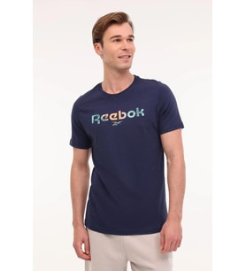 Reebok SUMTH TEE 102055827 Erkek Tişört Laci S-XXL (Lacivert)