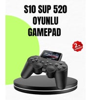 Orijinal 2025 S10 Gamepad 520 Oyunlu Hdmı Tv Bağlantılı A Kalite Atari