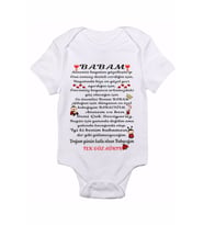 Unisex Bebek Beyaz Uğur Böcekli Baskılı Body Zıbın