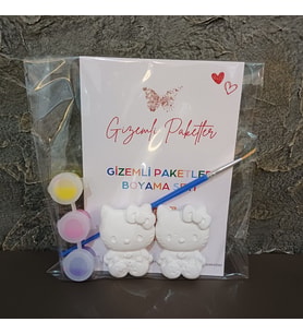 Hello Kitty Temalı Taş Tozu Boyama Seti