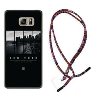 Samsung S7 Edge S20 Fe Plus Ultra S21 S22 Kılıf Boyun Asklı Rasta Silikon New York 1612