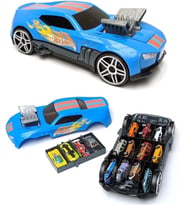 Hot Wheels Race N' Haul 2'si 1 arada saklama kutusu