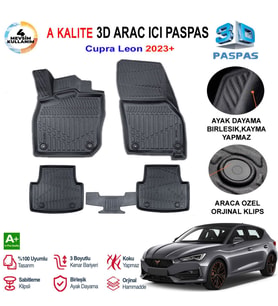 Cupra Leon 3D Paspas Havuzlu Pro 2023 Sonrası