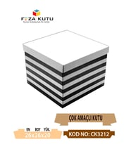 26x26x20 Çok Amaçlı Kutu Karton Kutu Pasta Kutusu (10 Adet)