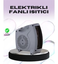 Taşınabilir Fanlı Isıtıcı Elektrikli Termik Korumalı Oda Isıtıcı