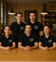 BK Gift Kişiye Özel Logolu 5'li Siyah Polo Yaka Tişört-1, Sevgiliye Hediye, Firma T-shirt, Logolu T-shirt