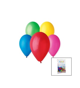 RENKLİ KLASİK BALON 10 İNÇ - 26CM - 100PCS (5343)
