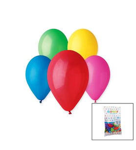 RENKLİ KLASİK BALON 10 İNÇ - 26CM - 100PCS (5343)