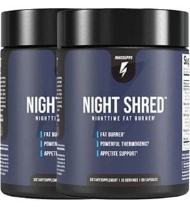 Süper Innosupps 2 Adet Night Shred Nighttime Fatburner Gece Istenmeyen 60 Caps