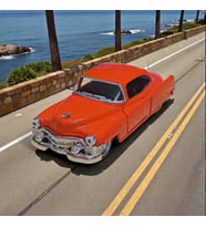 1953 Kırmızı Cadillac Serıes 62 Coupe Diecast Çek Bırak Model Araba
