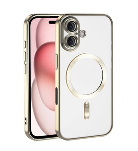 Apple iPhone 16 Uyumlu Kılıf Kamera Korumalı M-safe Wireless Şarj Özellikli Zore Demre Kapak