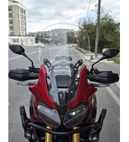 MOTOCAM Honda Africa Twin CRF 1000 Ön Cam 2016-2020 Model 55cm Şeffaf Renkli 4mm UZUN