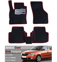 SKODA FABİA 2 (2007-2014) Uyumlu EVA Paspas Tam Set–Oto Paspas,Araca Özel,Kolay Montaj