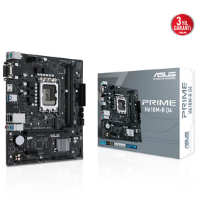 ASUS PRIME H610M-R D4 2xDDR4 VGA/HDMI 1xM.2 1xGLAN 1700P ANAKART