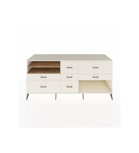 Kronos Konsol 2 Raflı 7 Çekmeceli  220x59x99 Aytaşı-Çam/Aytaşı