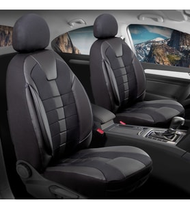 Volvo V50 Station Wagon Uyumlu Lüx Deri Detaylı Oto Koltuk Kılıfı Ön Arka Takım Vista Serisi SİYAH